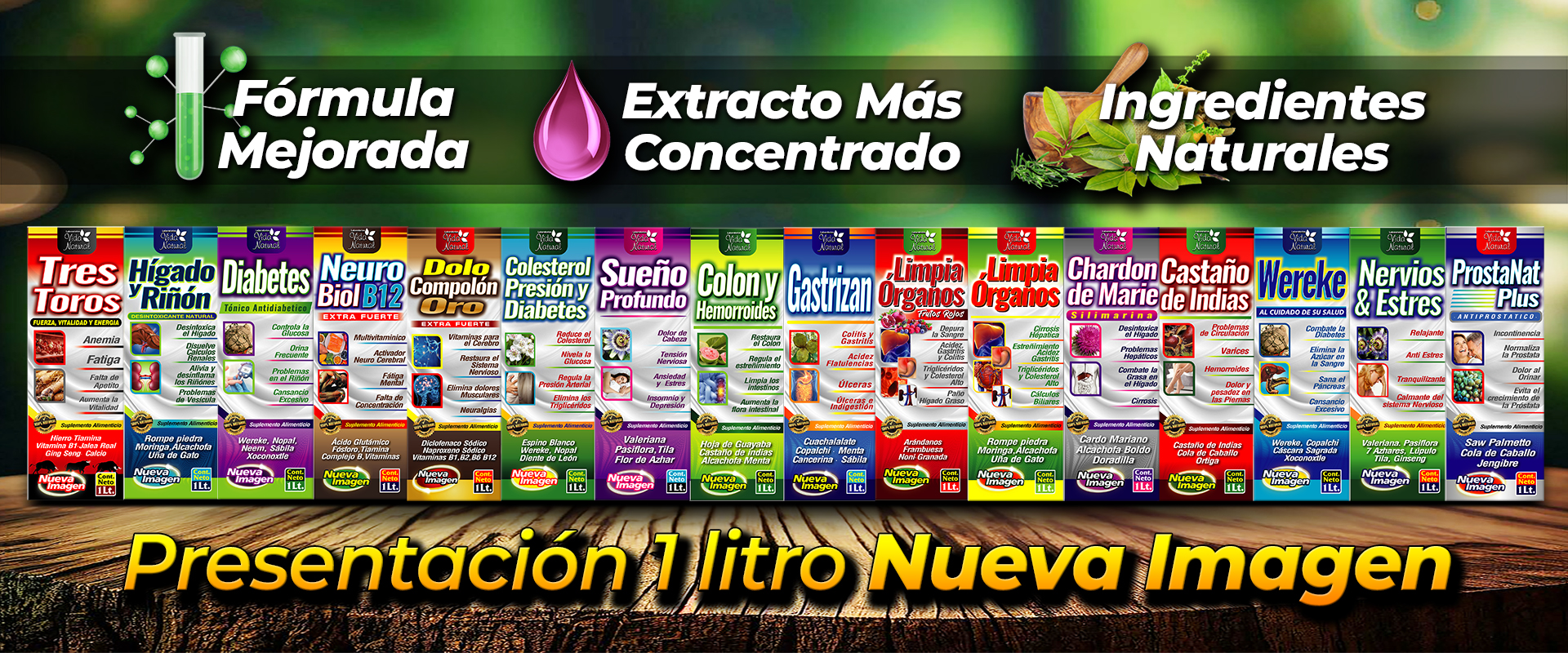 Nuevos litros disponibles